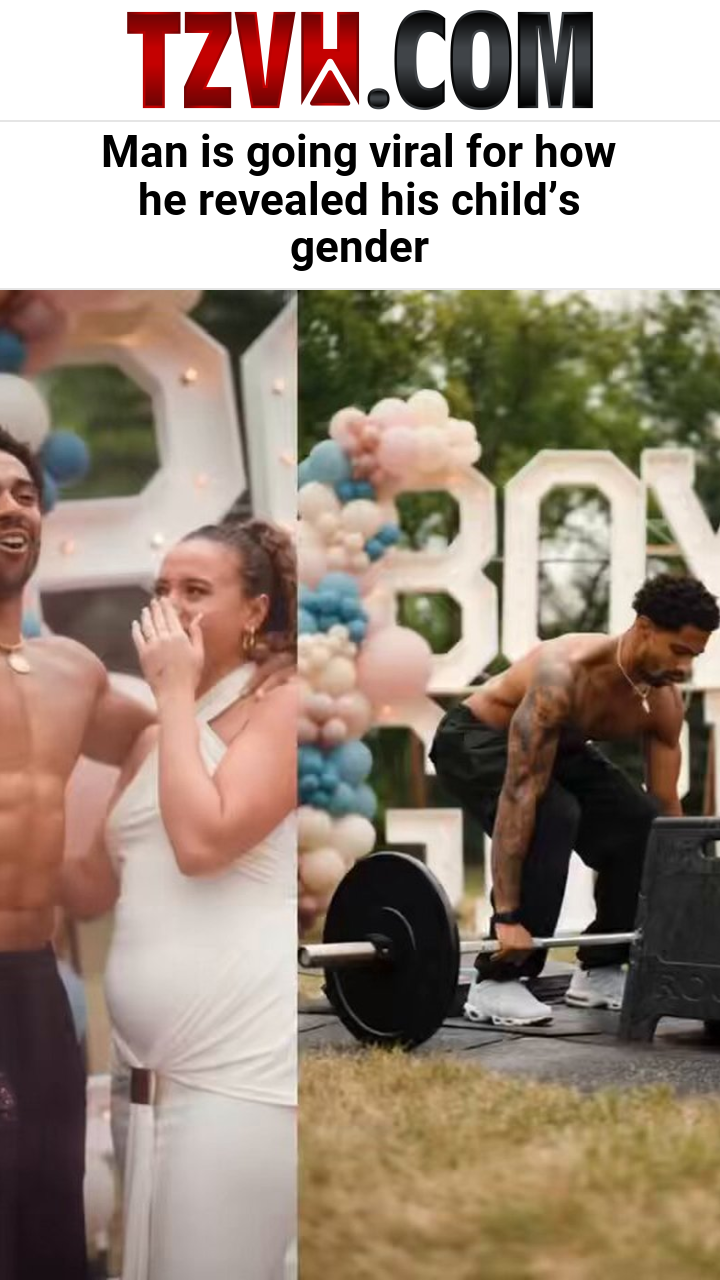 Man is going viral for how he revealed his child’s gender