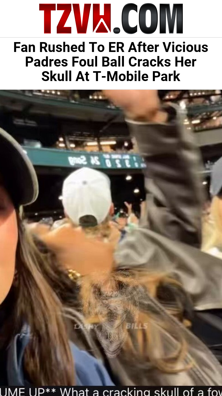 Fan Rushed To ER After Vicious Padres Foul Ball Cracks Her Skull At T-Mobile Park