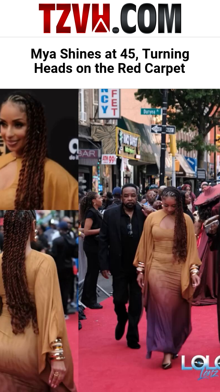 Mya Shines at 45, Turning Heads on the Red Carpet