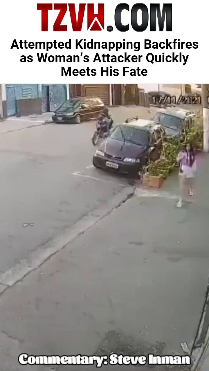 Attempted Kidnapping Backfires as Woman’s Attacker Quickly Meets His Fate