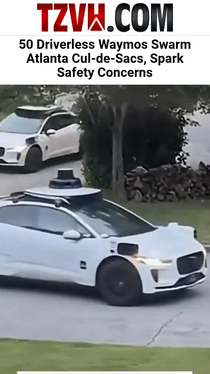 50 Driverless Waymos Swarm Atlanta Cul-de-Sacs, Spark Safety Concerns