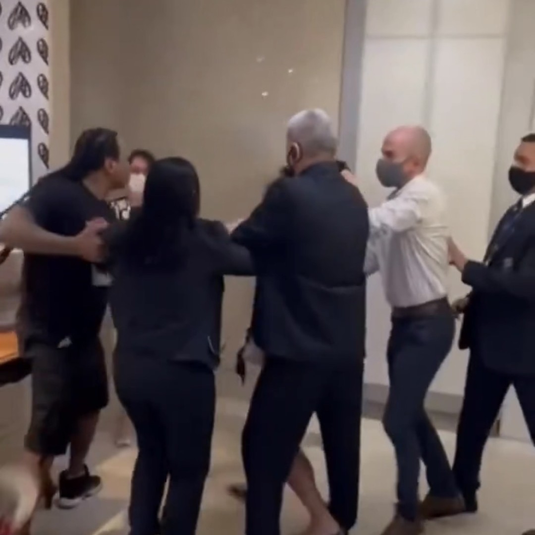 Karen Snaps Over Hilton VIP Line, Assaults Guest, Her Partner Ends Up KO’d