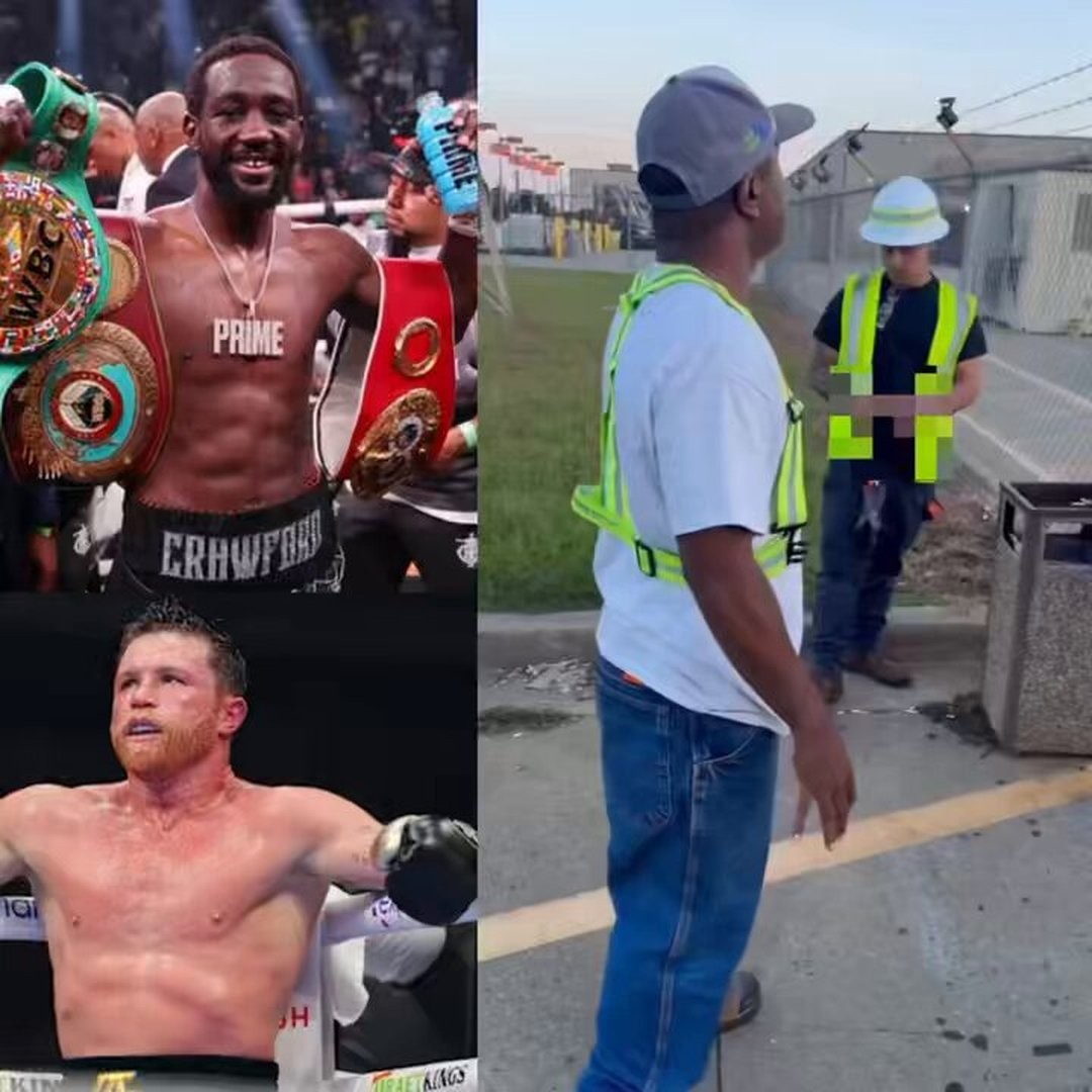 Man Goes Viral Collecting Money After Canelo Defeat to Crawford