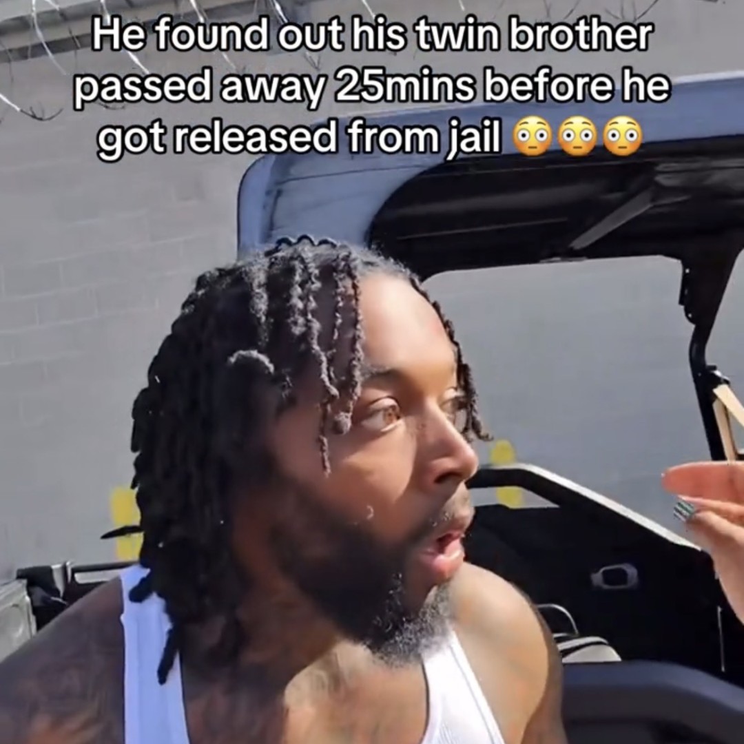 Man Learns His Twin Brother Died Just 25 Minutes Before He Walks Out of Jail