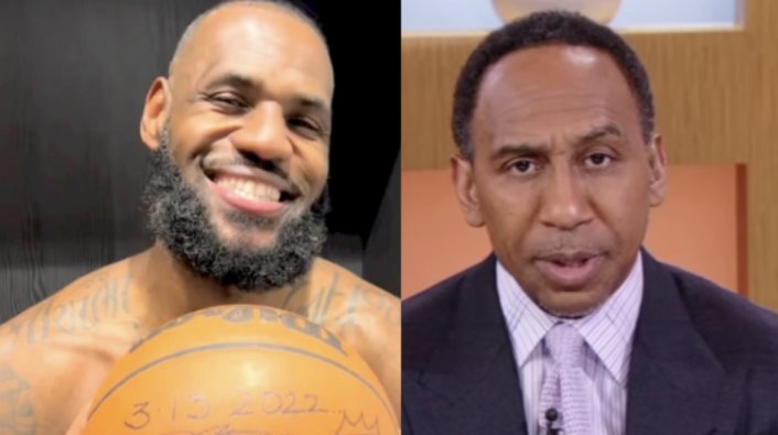 LeBron James Mocks Stephen A. Smith for Saying He Would've Swung on Him