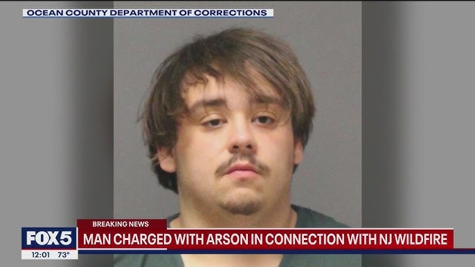 Ocean Township Teen Charged with Arson in 23-Square-Mile New Jersey Wildfire