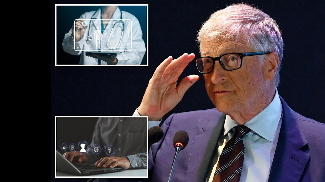 Bill Gates says AI will replace doctors, teachers within 10 years