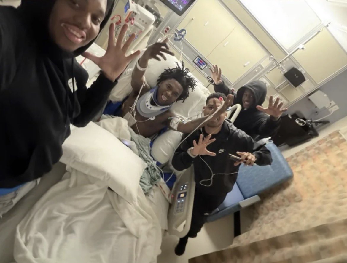 NBA Ben 10 sends message from the hospital